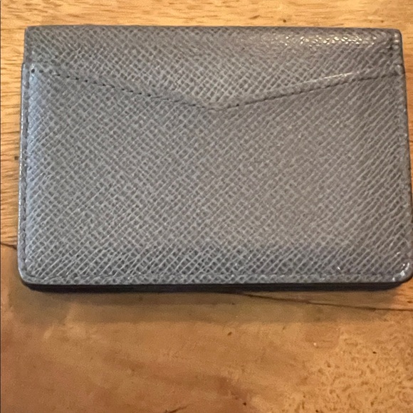 Louis Vuitton Charcoal Textured Key Holder
